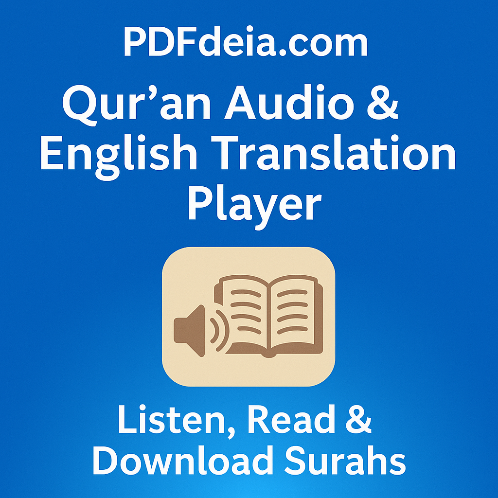 Qur'an Audio & Translation Player – Listen, Read & Download Surahs from PDFedia.com